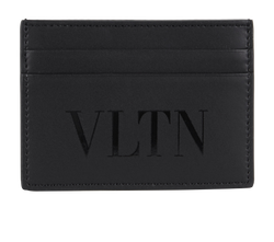 Valentino VLTN Card Holder, Leather, Black, MII, DB/B, 3*